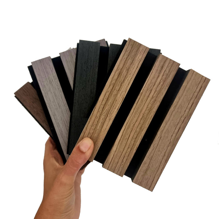 Real Wood Acoustic Slatted Wall Panel